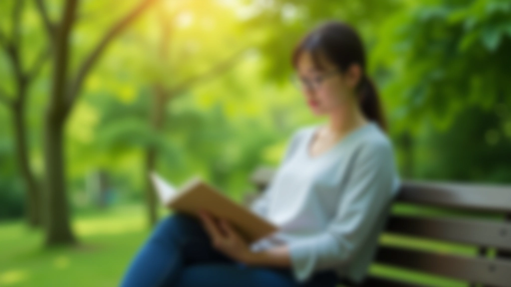 Person relaxing outdoors on weekend with a book, representing work-life balance